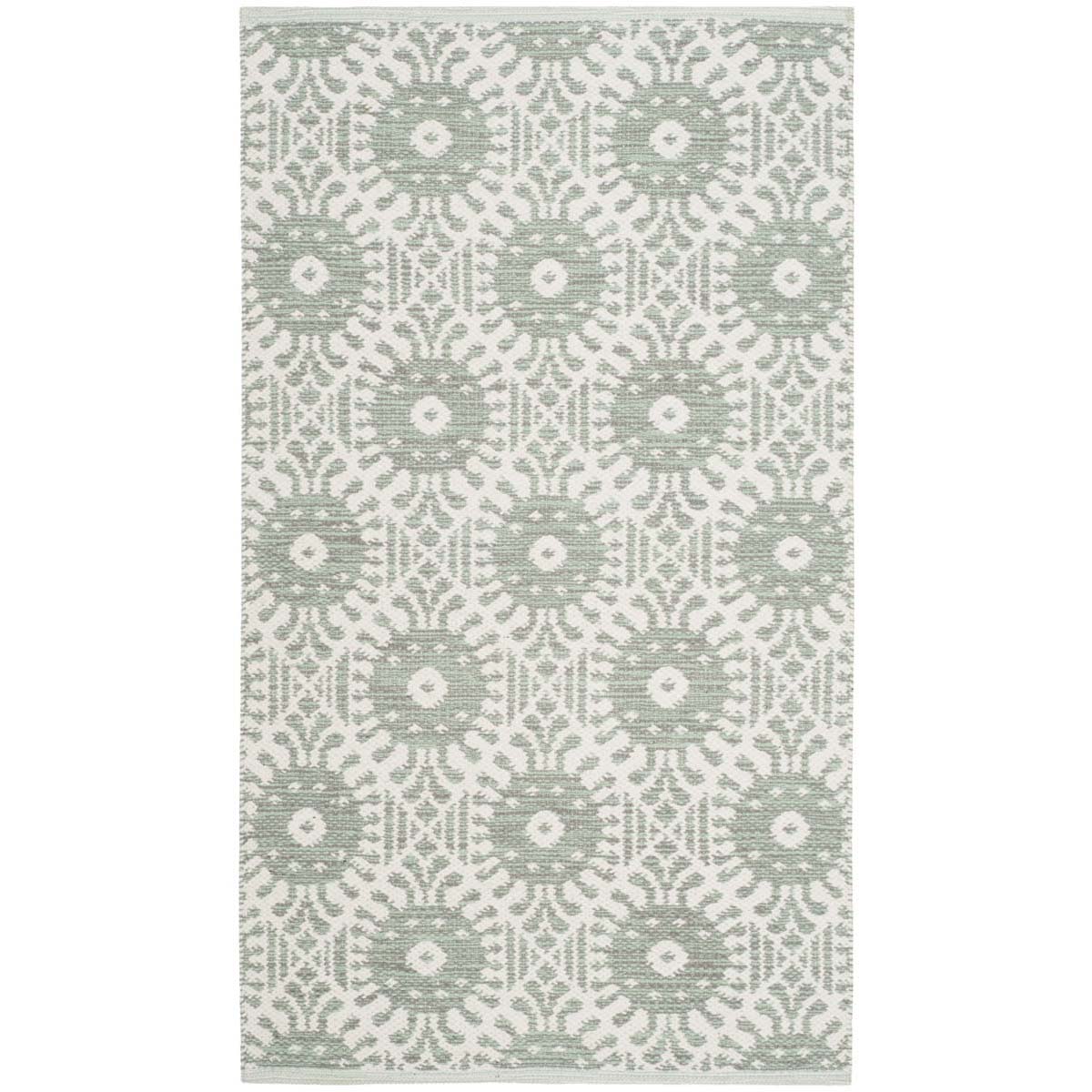 Safavieh Montauk 612 Rug, MTK612 - Light Green / Ivory