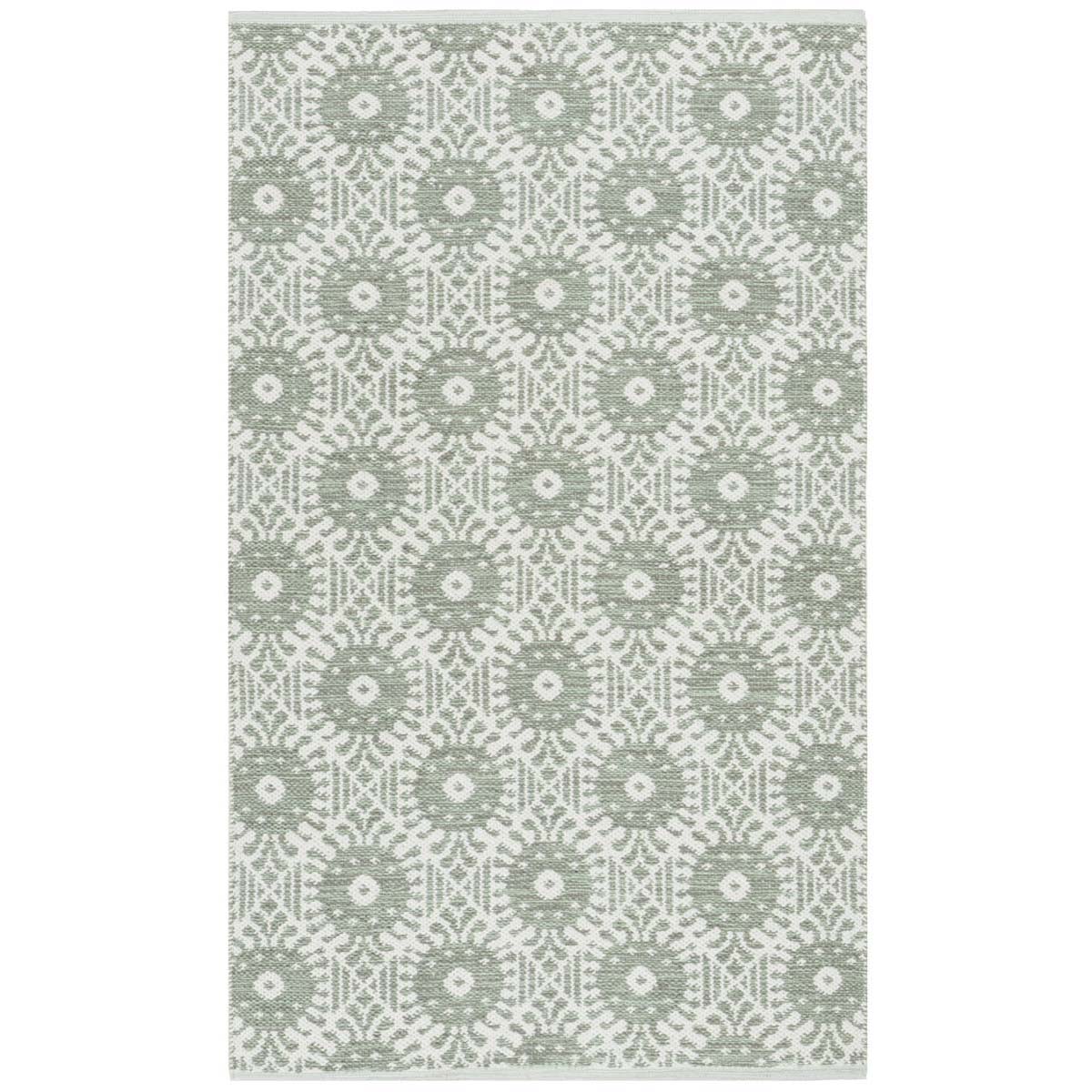Safavieh Montauk 612 Rug, MTK612 - Light Green / Ivory