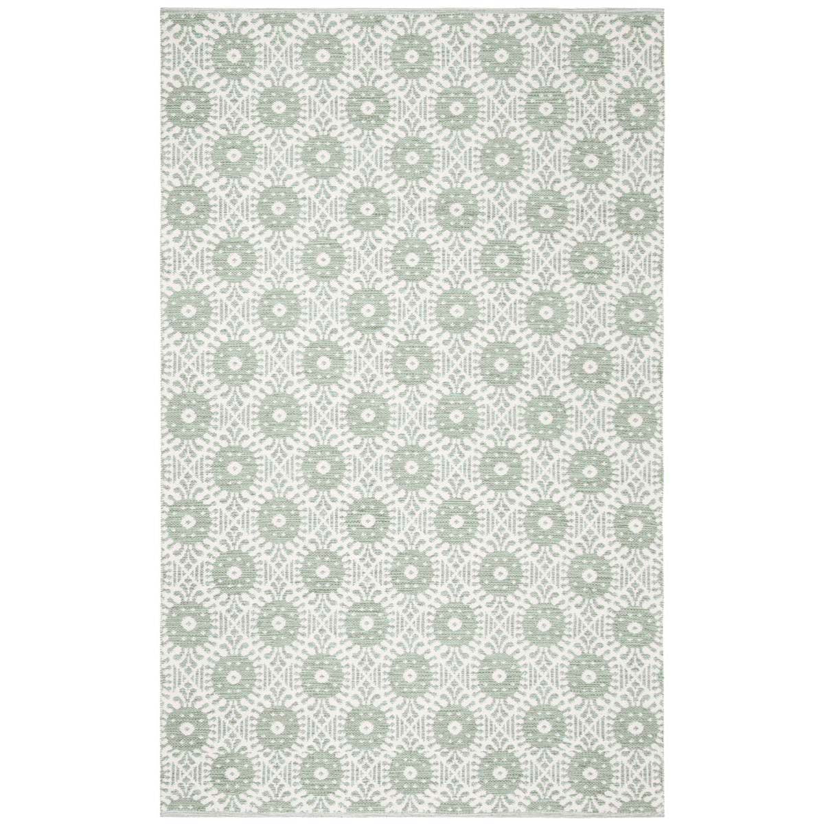 Safavieh Montauk 612 Rug, MTK612 - Light Green / Ivory