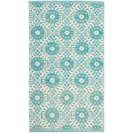 Safavieh Montauk 612 Rug, MTK612 - Aqua / Ivory