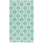 Safavieh Montauk 612 Rug, MTK612 - Aqua / Ivory