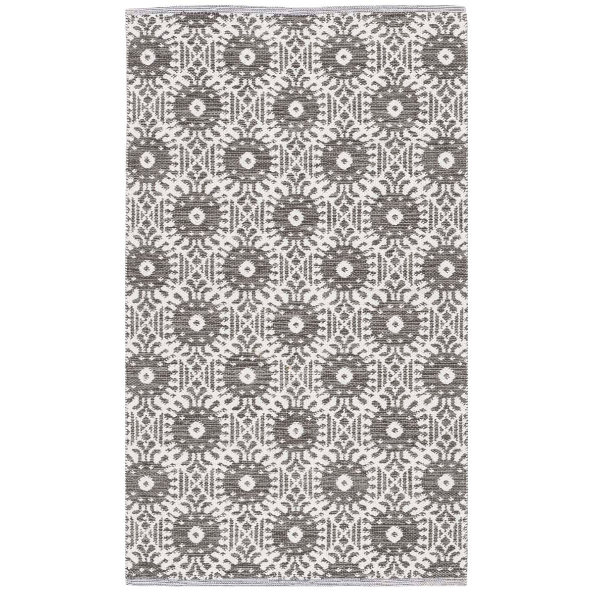 Safavieh Montauk 612 Rug, MTK612 - Charcoal / Ivory