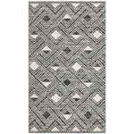 Safavieh Montauk 614 Rug, MTK614 - Black / Ivory