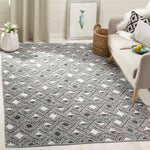 Safavieh Montauk 614 Rug, MTK614 - Black / Ivory