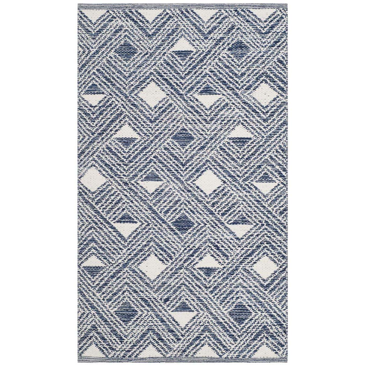 Safavieh Montauk 614 Rug, MTK614 - Navy / Ivory
