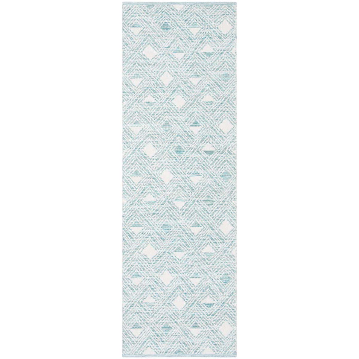 Safavieh Montauk 614 Rug, MTK614 - Aqua / Ivory