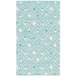 Safavieh Montauk 614 Rug, MTK614 - Aqua / Ivory