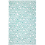 Safavieh Montauk 614 Rug, MTK614 - Aqua / Ivory