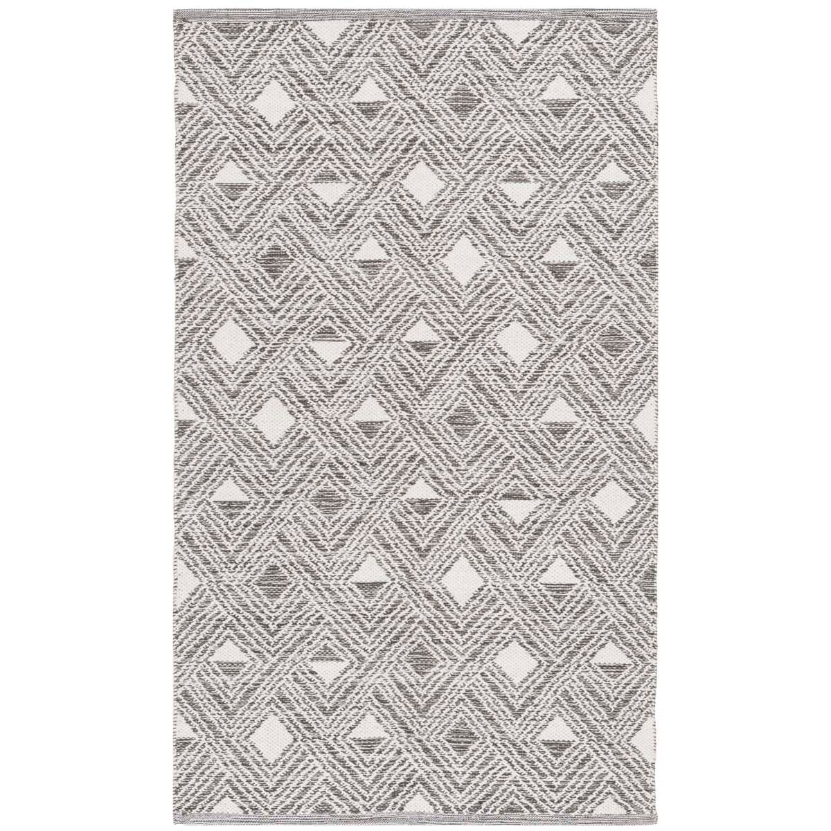Safavieh Montauk 614 Rug, MTK614 - Charcoal / Ivory