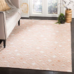 Safavieh Montauk 614 Rug, MTK614 - Peach / Ivory