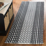 Safavieh Montauk 617 Rug, MTK617 - Black / Ivory