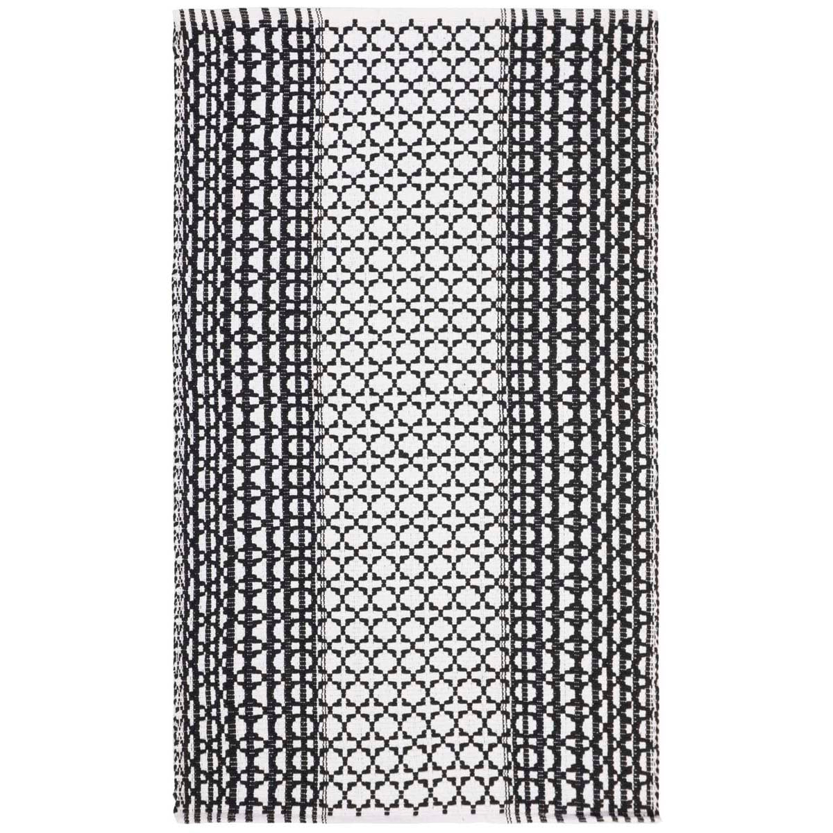 Safavieh Montauk 617 Rug, MTK617 - Black / Ivory