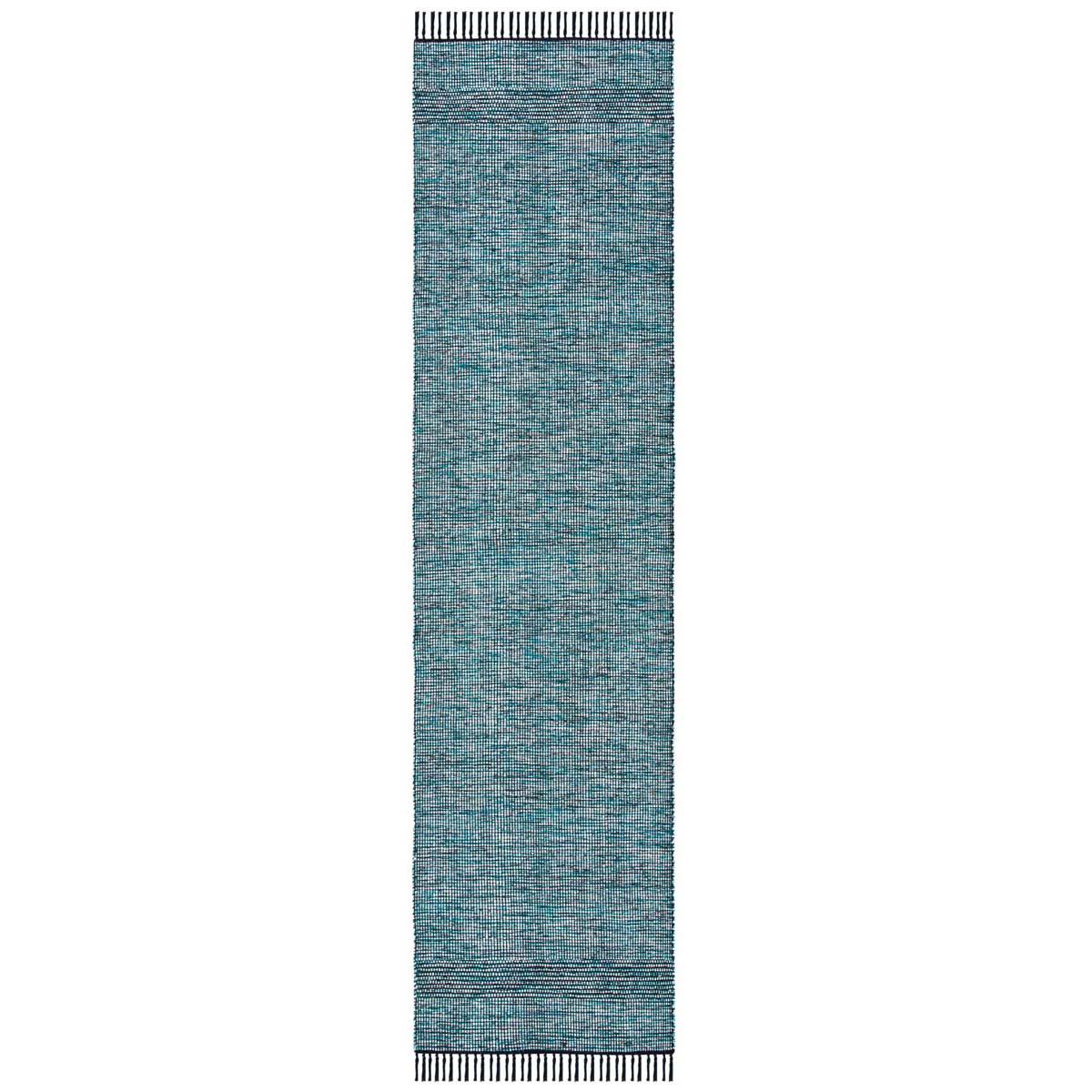 Safavieh Montauk 620 Rug, MTK620 - Turquoise / Black