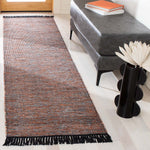 Safavieh Montauk 620 Rug, MTK620 - Orange / Black