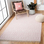 Safavieh Montauk 652 Rug, MTK652 - Pink / Ivory
