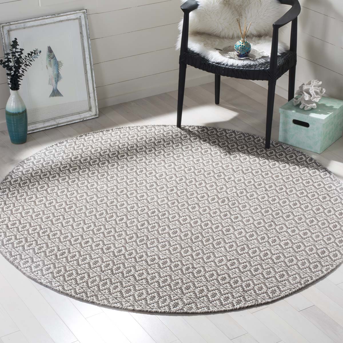 Safavieh Montauk 716 Rug, MTK716 - Ivory / Grey