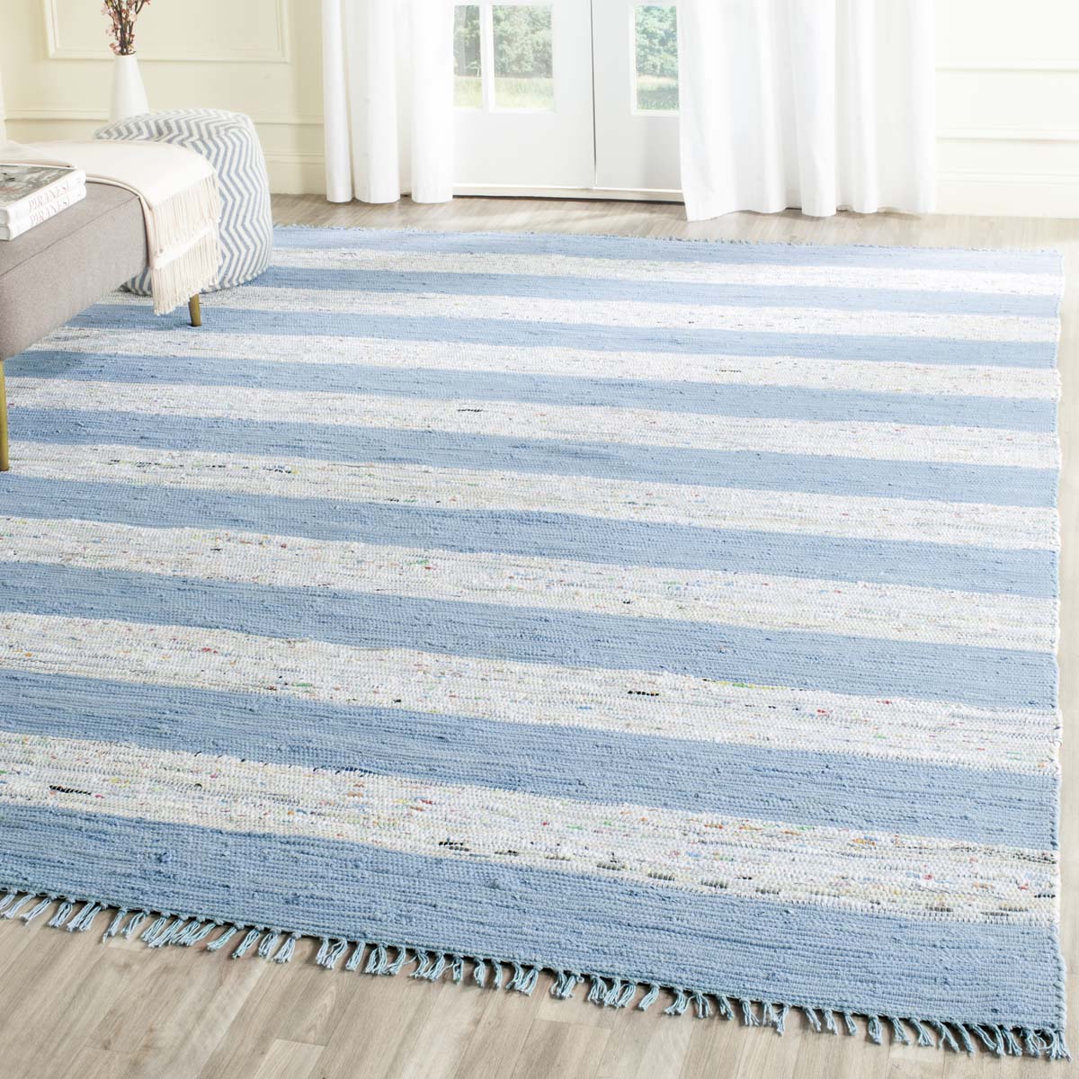 Safavieh Montauk 720 Rug, MTK720 - Ivory / Turquoise
