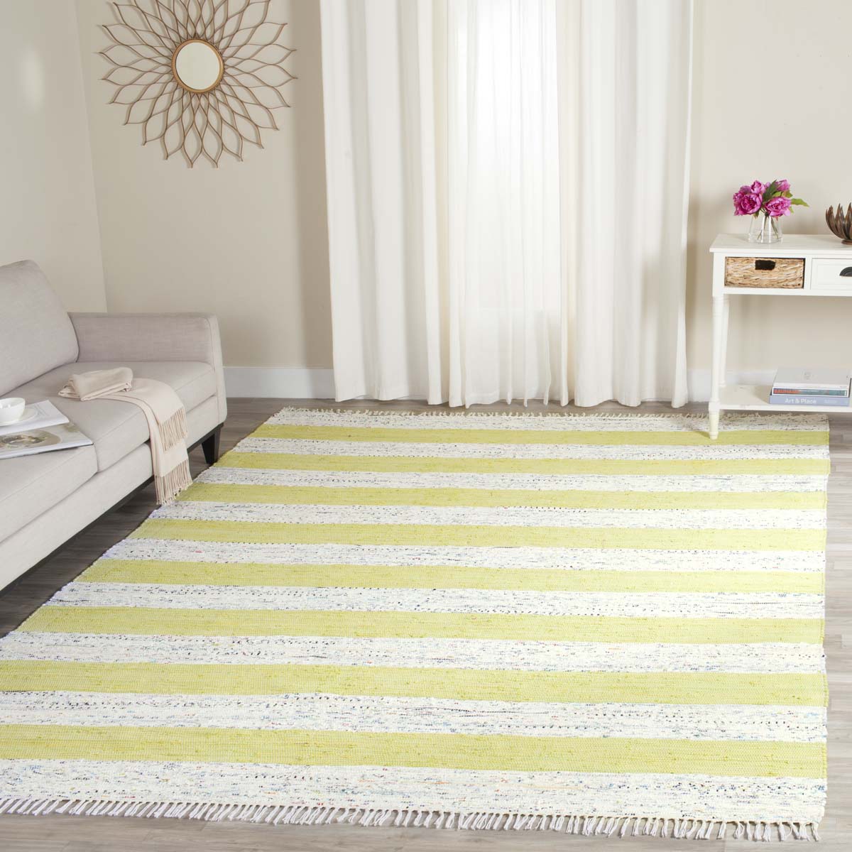 Safavieh Montauk 720 Rug, MTK720 - Ivory / Light Green