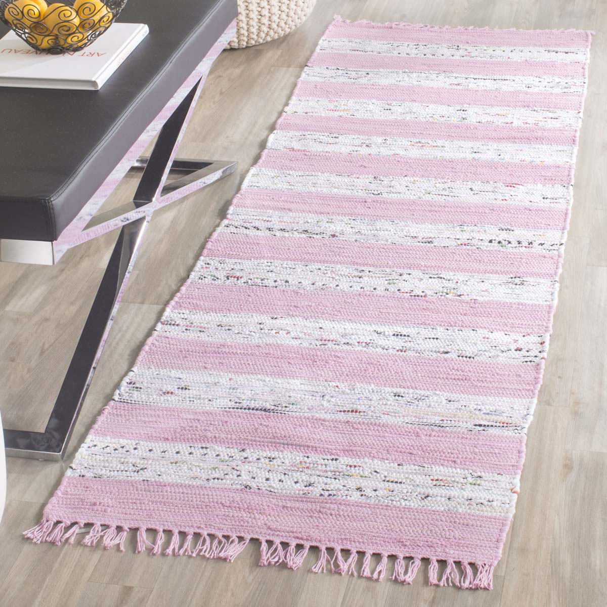 Safavieh Montauk 720 Rug, MTK720 - Ivory / Light Pink