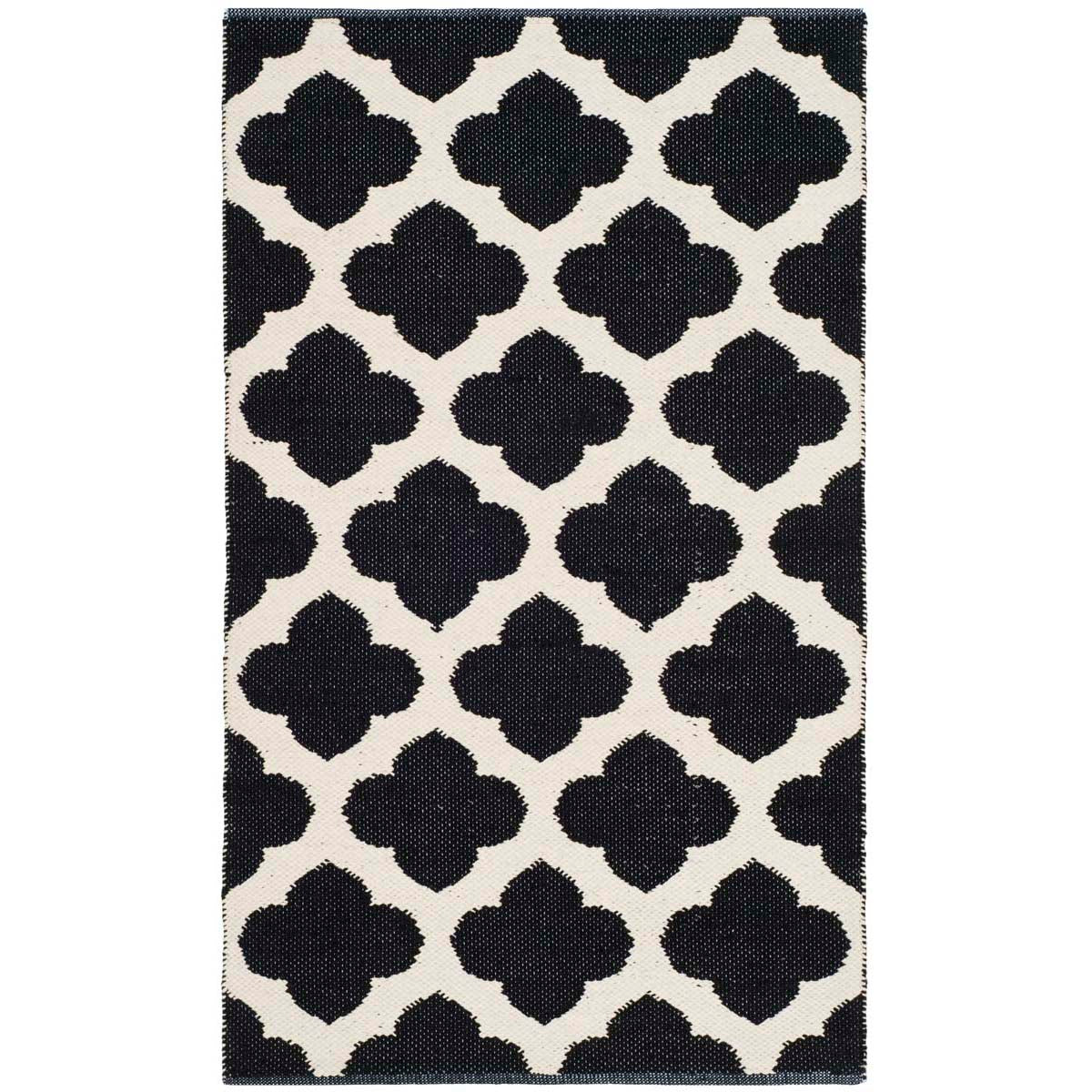 Safavieh Montauk 723 Rug, MTK723 - Black / Ivory