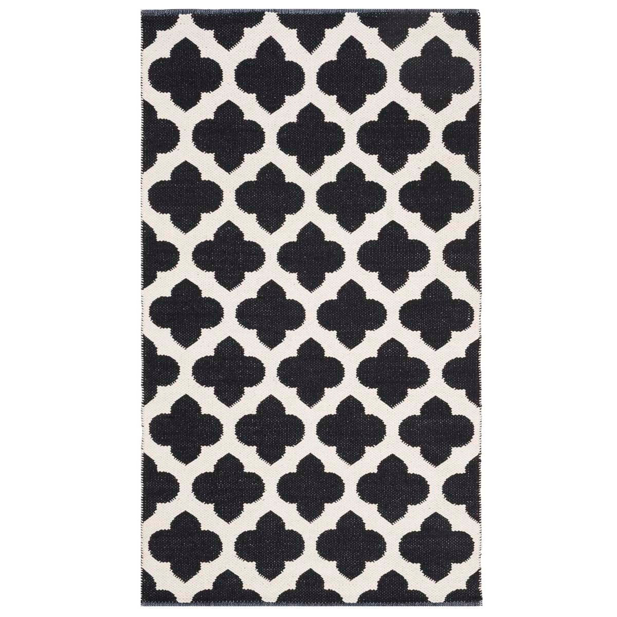 Safavieh Montauk 723 Rug, MTK723 - Black / Ivory
