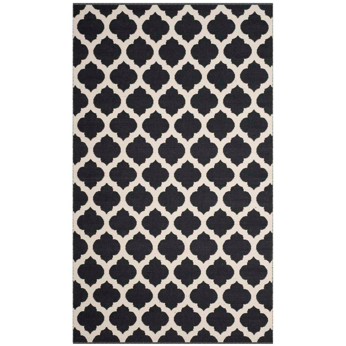 Safavieh Montauk 723 Rug, MTK723 - Black / Ivory