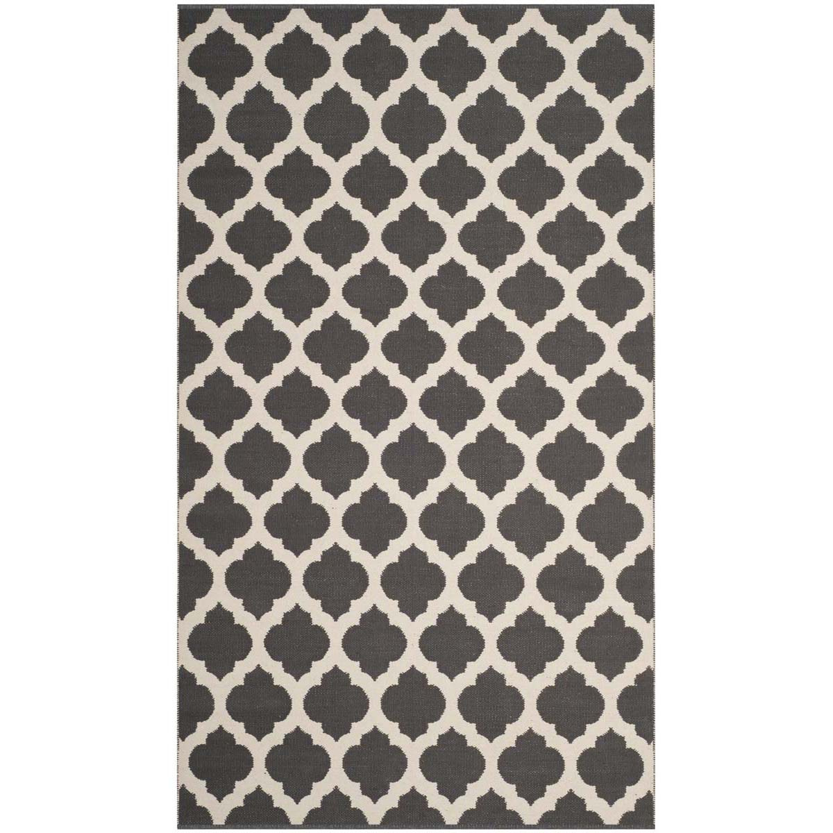 Safavieh Montauk 723 Rug, MTK723 - Dark Grey / Ivory