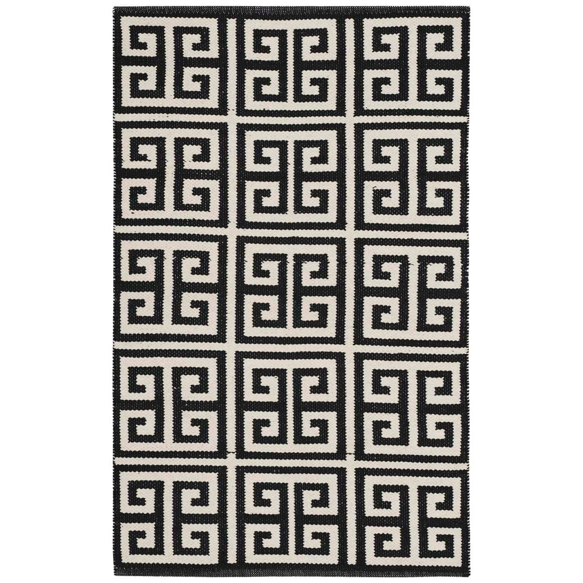 Safavieh Montauk 724 Rug, MTK724 - Black / Ivory