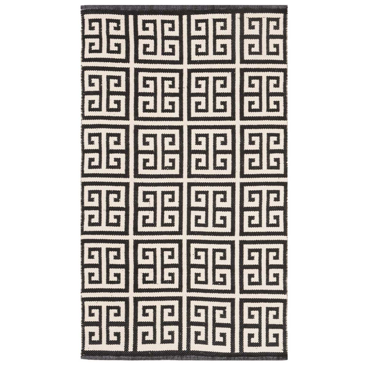 Safavieh Montauk 724 Rug, MTK724 - Black / Ivory