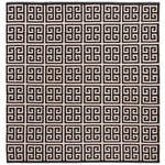 Safavieh Montauk 724 Rug, MTK724 - Black / Ivory