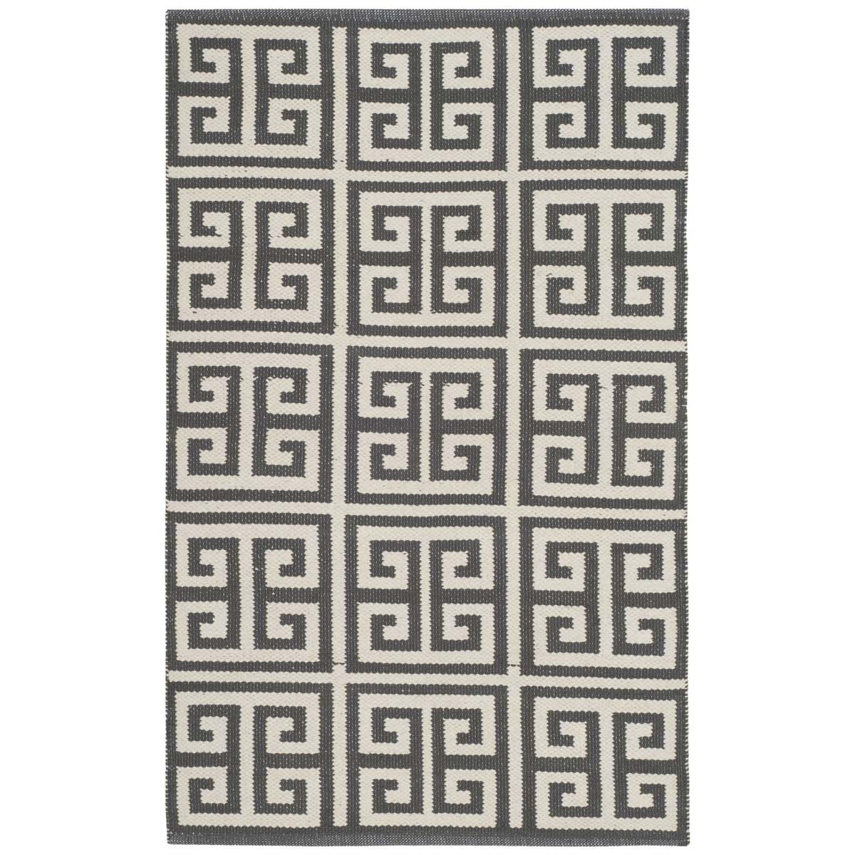 Safavieh Montauk 724 Rug, MTK724 - Dark Grey / Ivory