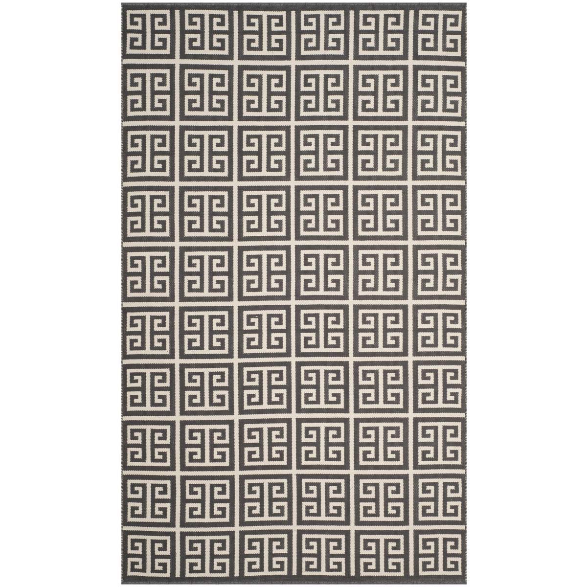 Safavieh Montauk 724 Rug, MTK724 - Dark Grey / Ivory