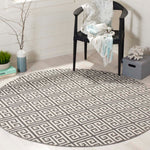 Safavieh Montauk 724 Rug, MTK724 - Dark Grey / Ivory