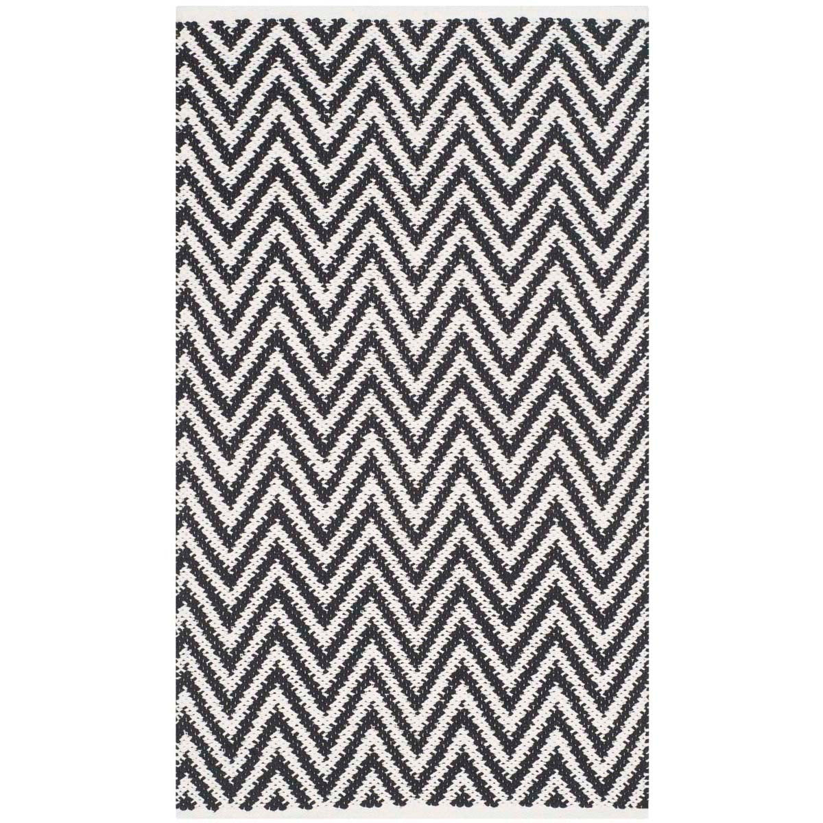 Safavieh Montauk 812 Rug, MTK812 - Black / Ivory