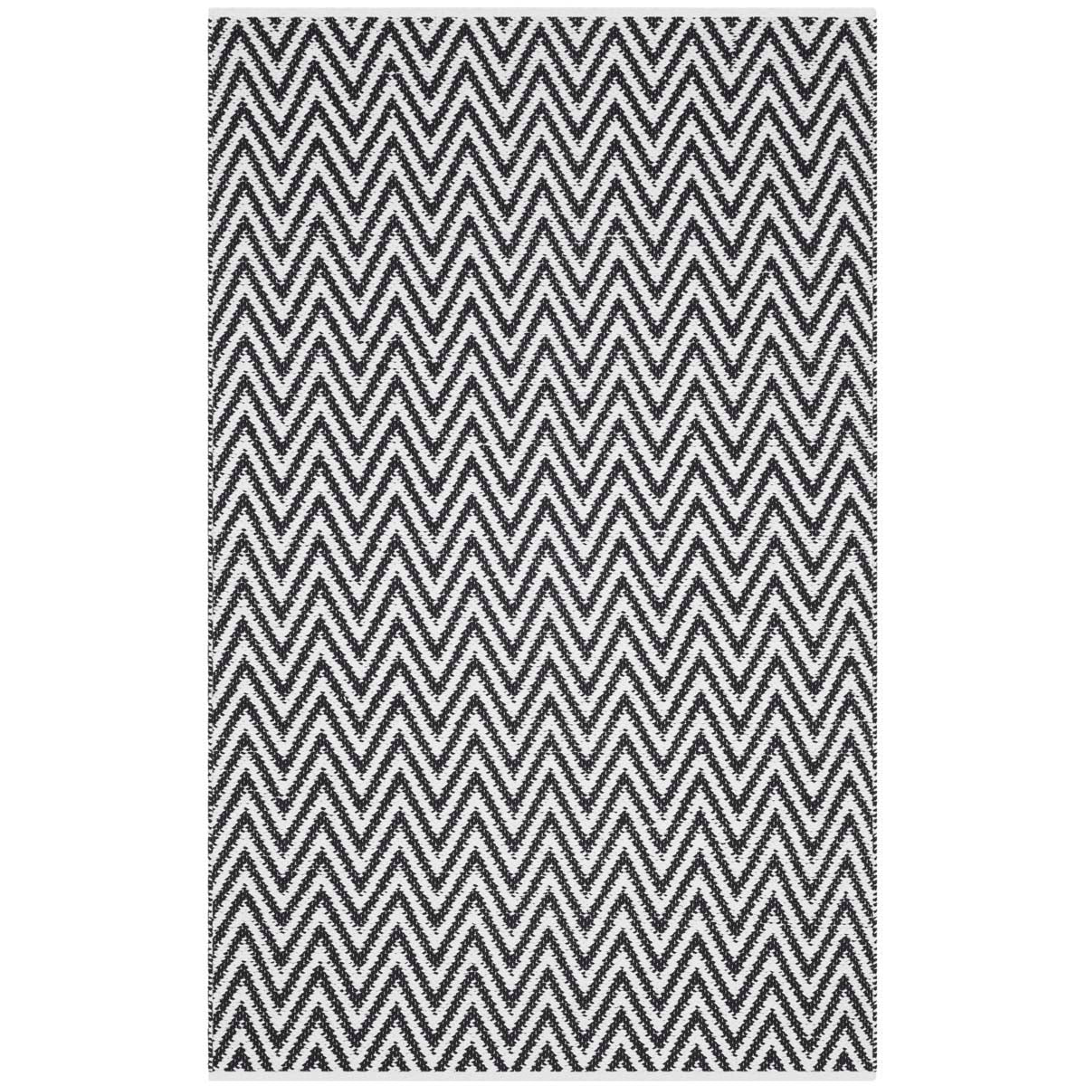 Safavieh Montauk 812 Rug, MTK812 - Black / Ivory