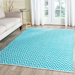 Safavieh Montauk 812 Rug, MTK812 - Turquoise / Ivory