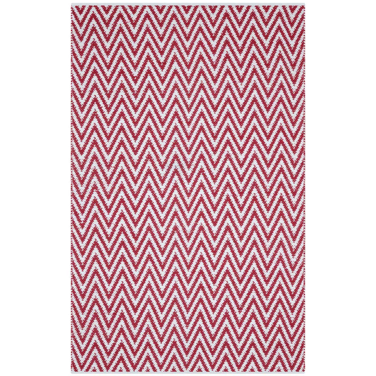 Safavieh Montauk 812 Rug, MTK812 - Red / Ivory