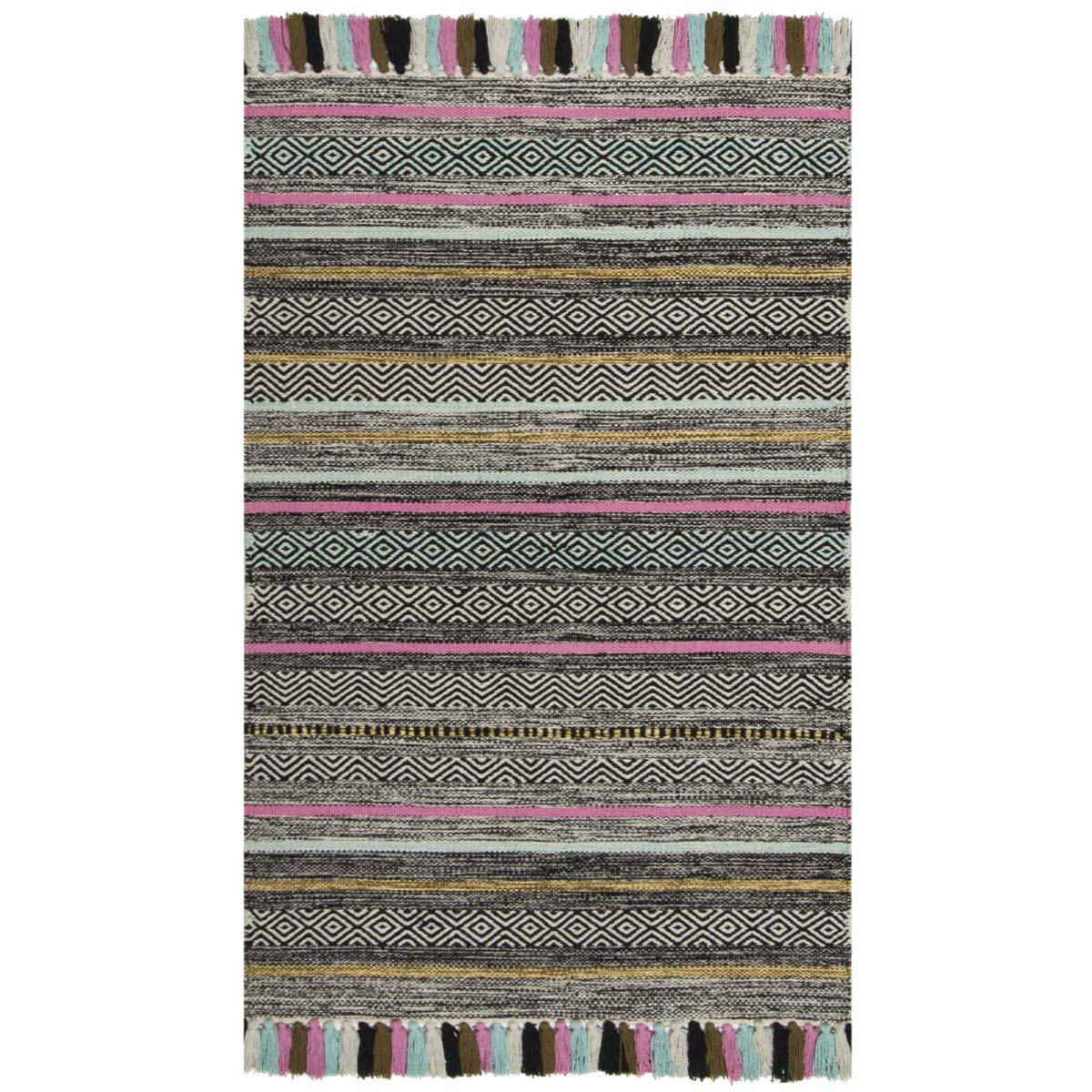Safavieh Montauk 901 Rug, MTK901 - Black / Multi