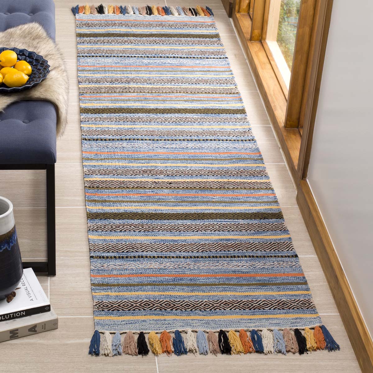 Safavieh Montauk 901 Rug, MTK901 - Blue / Multi