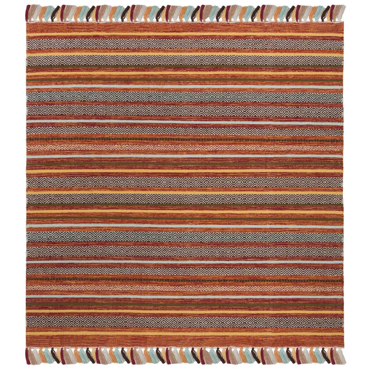 Safavieh Montauk 901 Rug, MTK901 - Rust / Multi