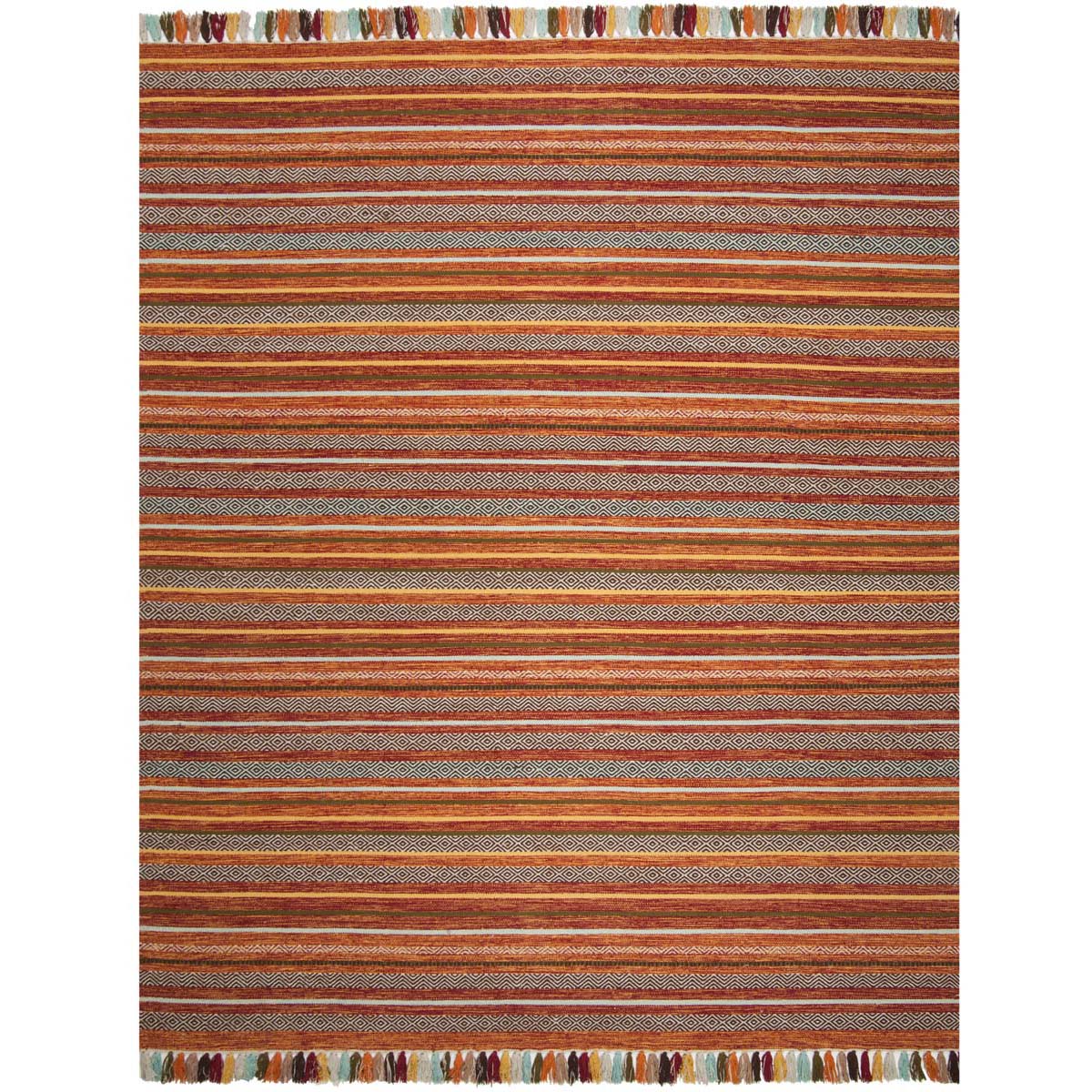 Safavieh Montauk 901 Rug, MTK901 - Rust / Multi