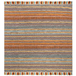 Safavieh Montauk 901 Rug, MTK901 - Turquoise / Brown