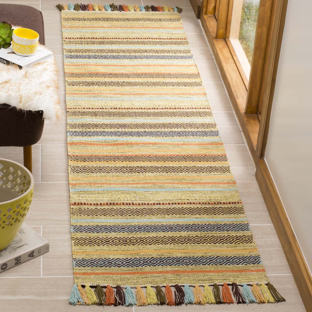 Safavieh Montauk 901 Rug, MTK901 - Green / Multi