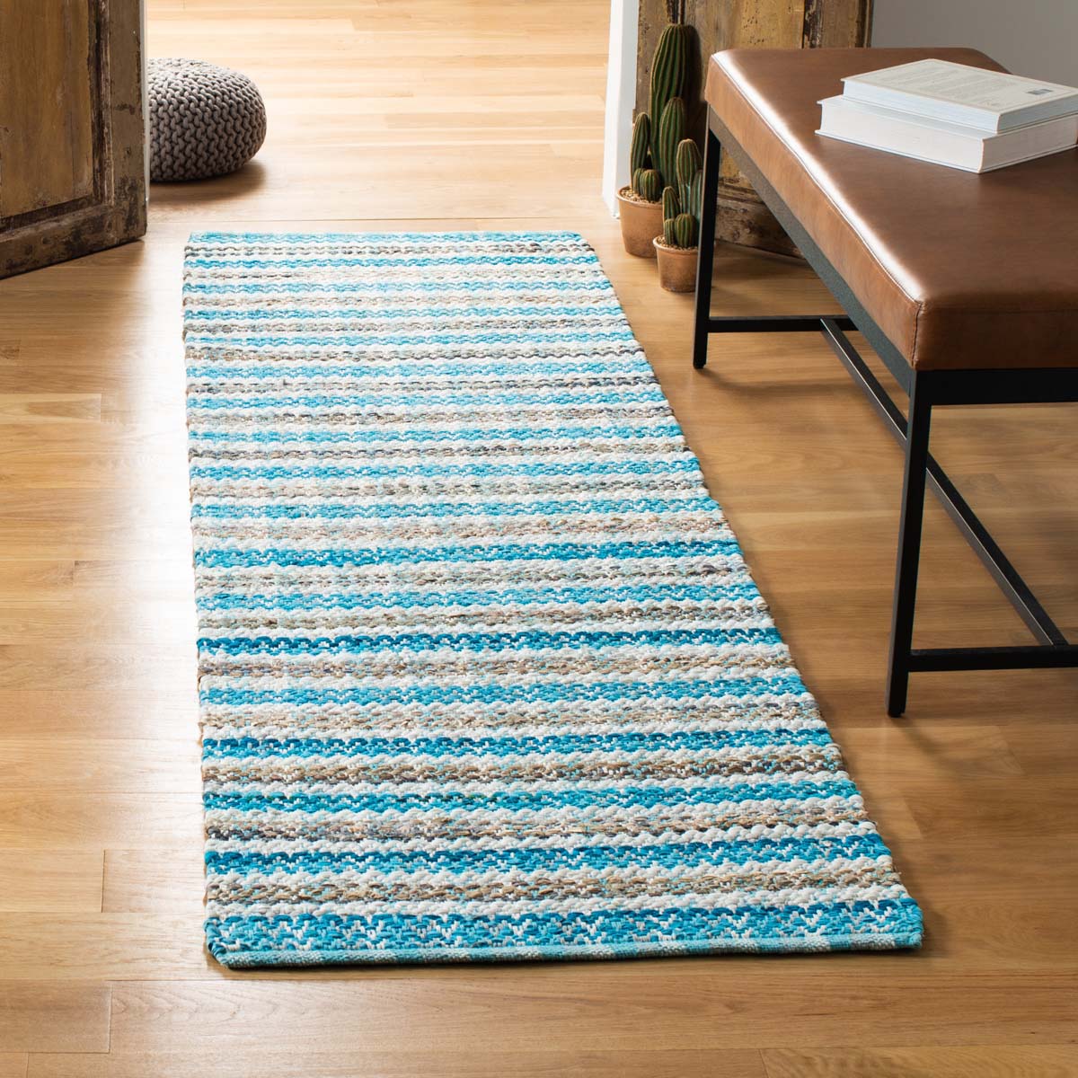 Safavieh Montauk 950 Rug, MTK950 - Aqua / Multi