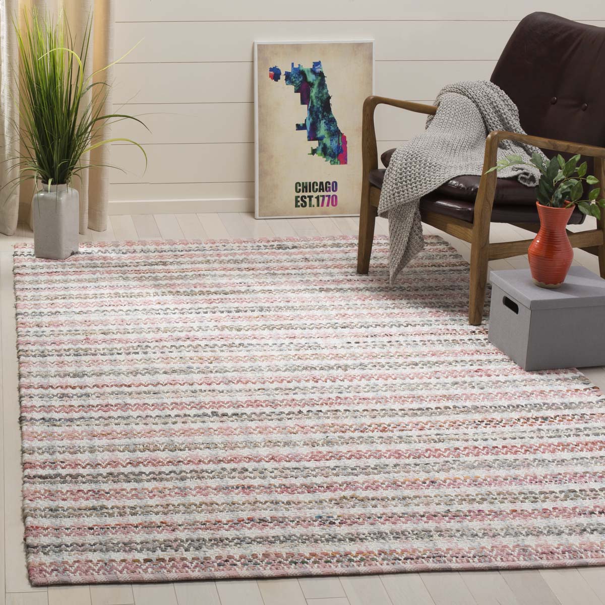 Safavieh Montauk 950 Rug, MTK950 - Pink / Multi