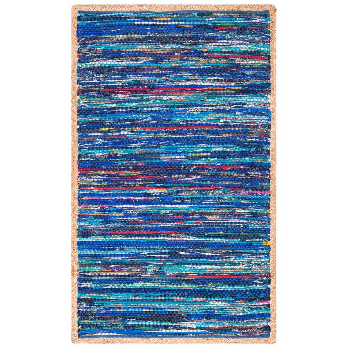 Safavieh Montauk 960 Rug, MTK960 - Blue / Natural
