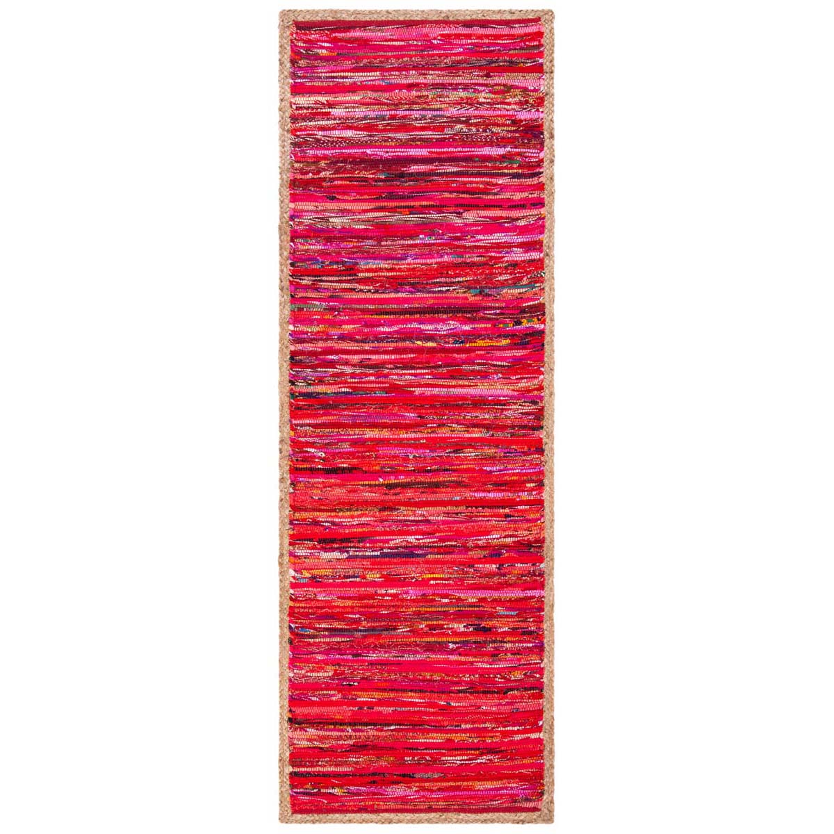 Safavieh Montauk 960 Rug, MTK960 - Red / Natural