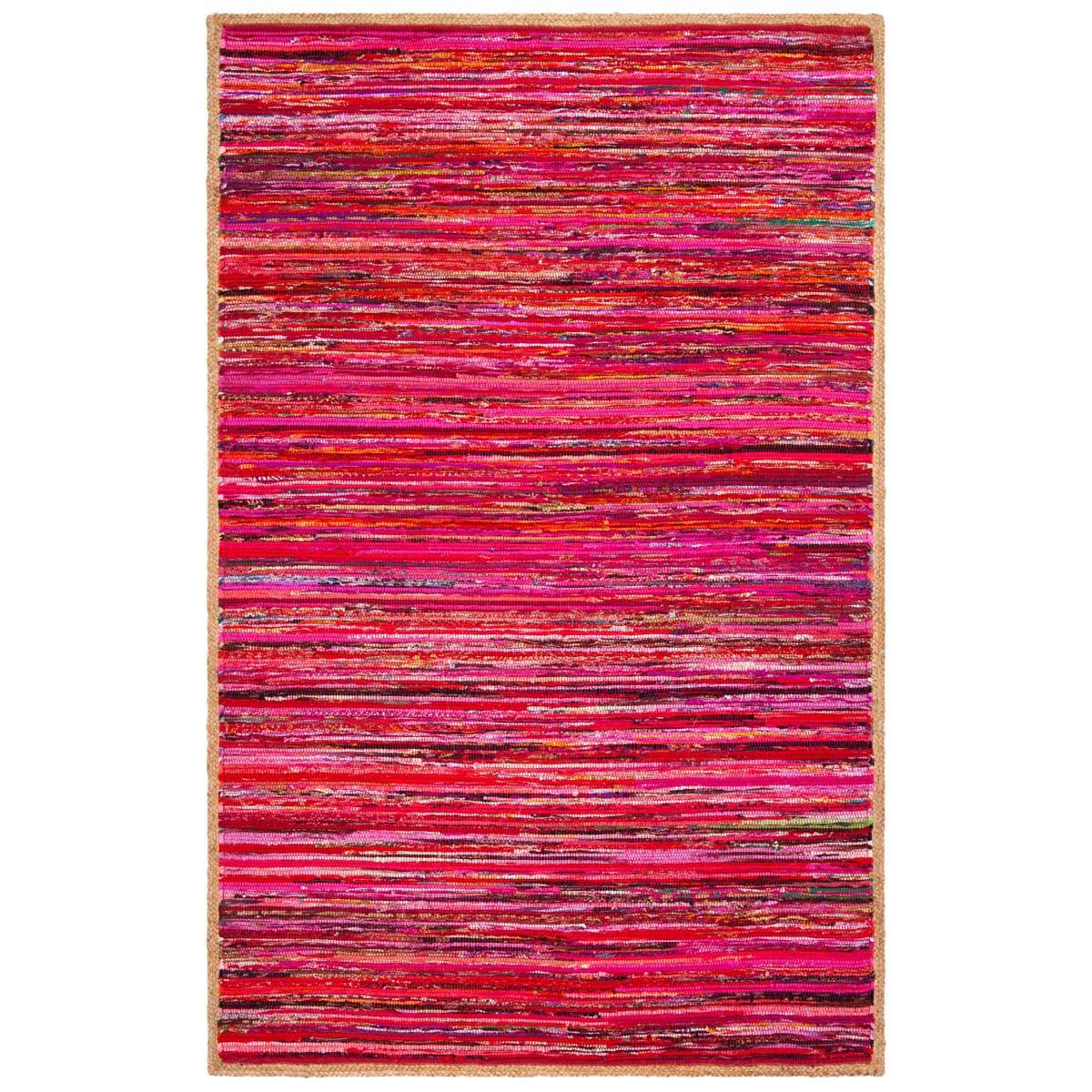 Safavieh Montauk 960 Rug, MTK960 - Red / Natural