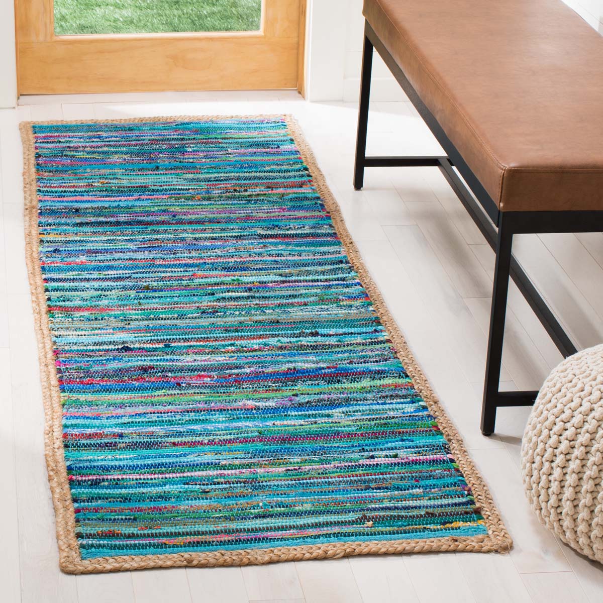 Safavieh Montauk 960 Rug, MTK960 - Green / Natural