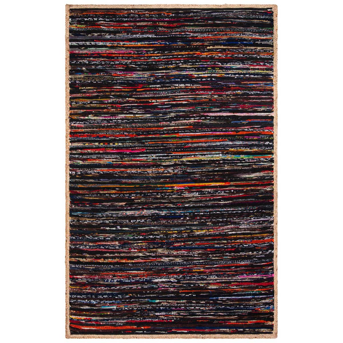 Safavieh Montauk 960 Rug, MTK960 - Black / Natural